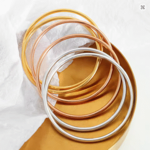 Damen Armreif 18K vergoldet – Elegantes Edelstahl Armband, nickelfrei & hypoallergen